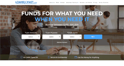 Desktop Screenshot of loanssofast.com